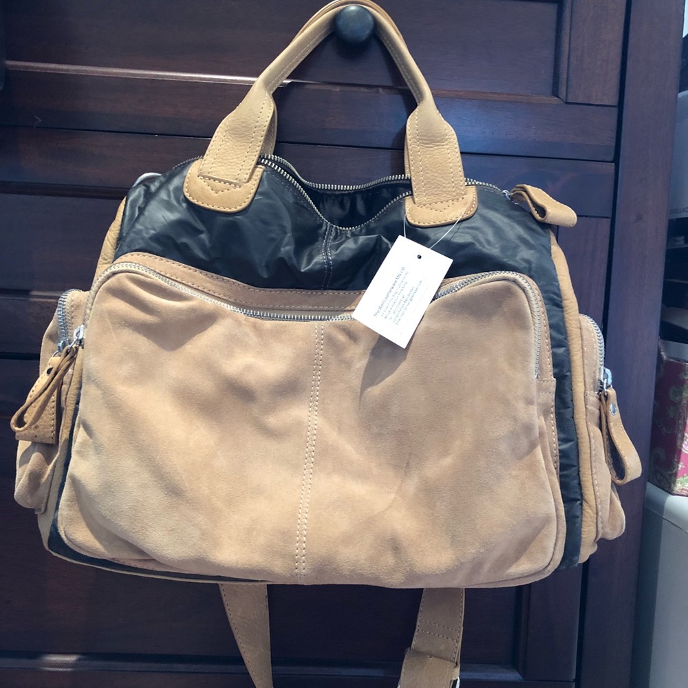 👜SALE!!! One of a kind mixed media satchel bag